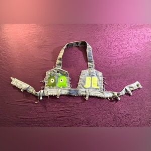 Denim Halter Top
Adjustable at 32” and 34”